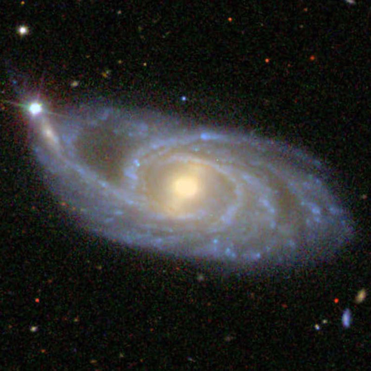 SDSS image of spiral galaxy NGC 151