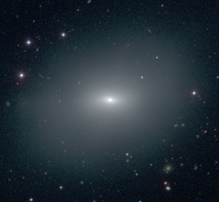 Carnegie-Irvine Galaxy Survey image of lenticular galaxy NGC 1537