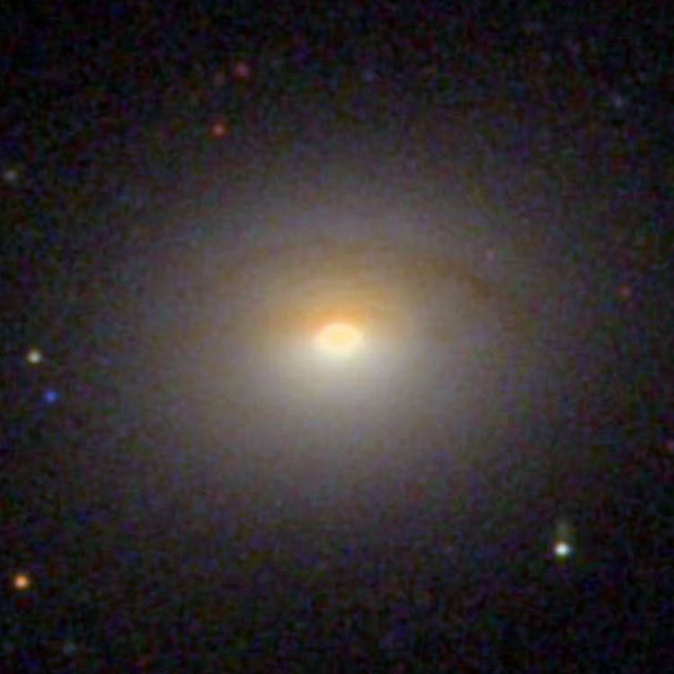 DSS image of lenticular galaxy NGC 1552