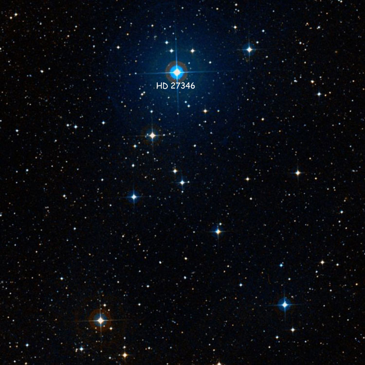DSS image of region near stellar grouping NGC 1557