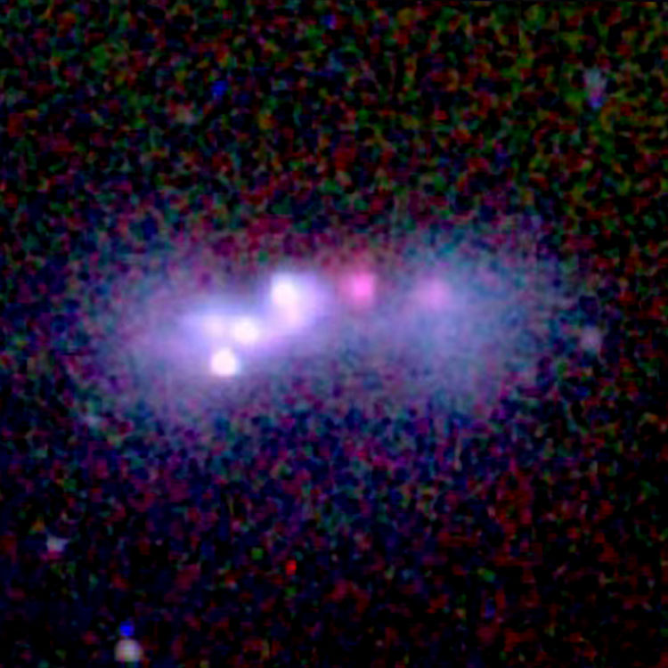 SARA remote telescope image of irregular galaxy NGC 1592