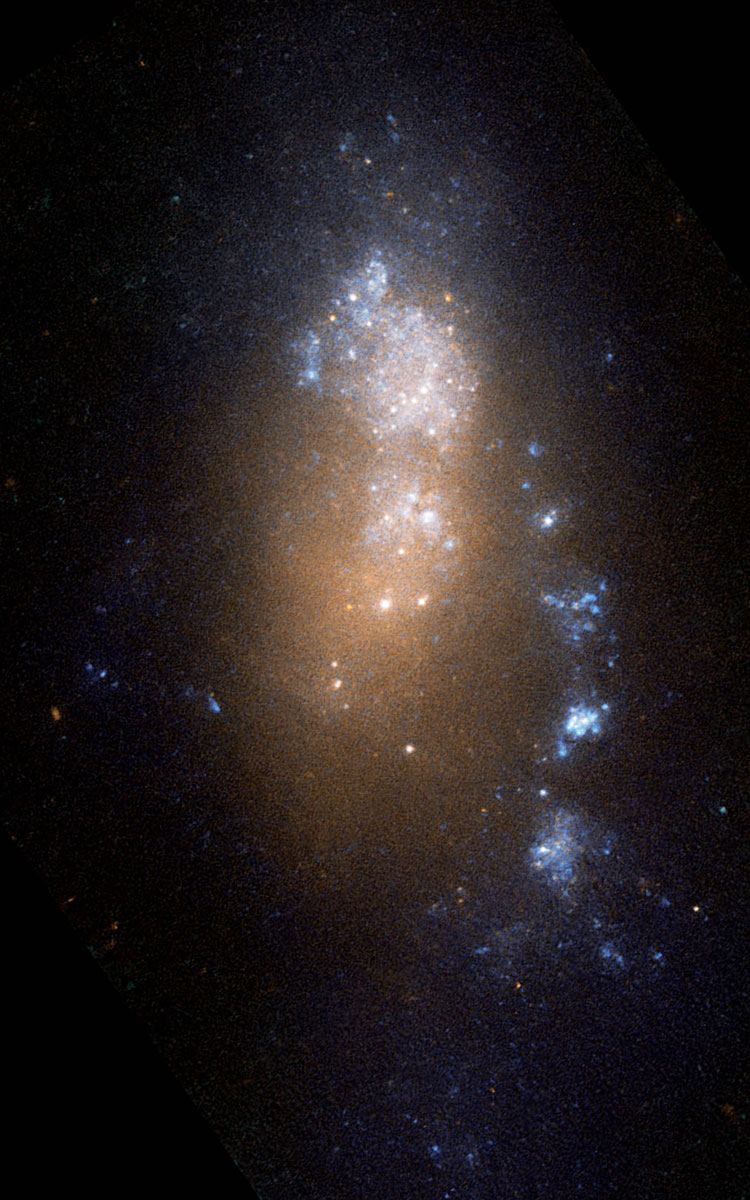 HST image of part of spiral galaxy NGC 178