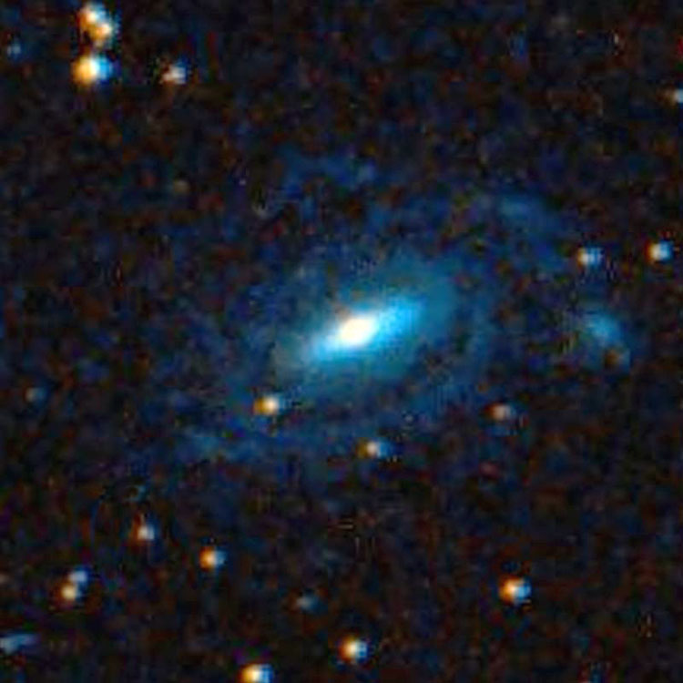 DSS image of spiral galaxy NGC 2201