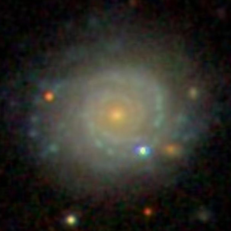 SDSS image of spiral galaxy NGC 226