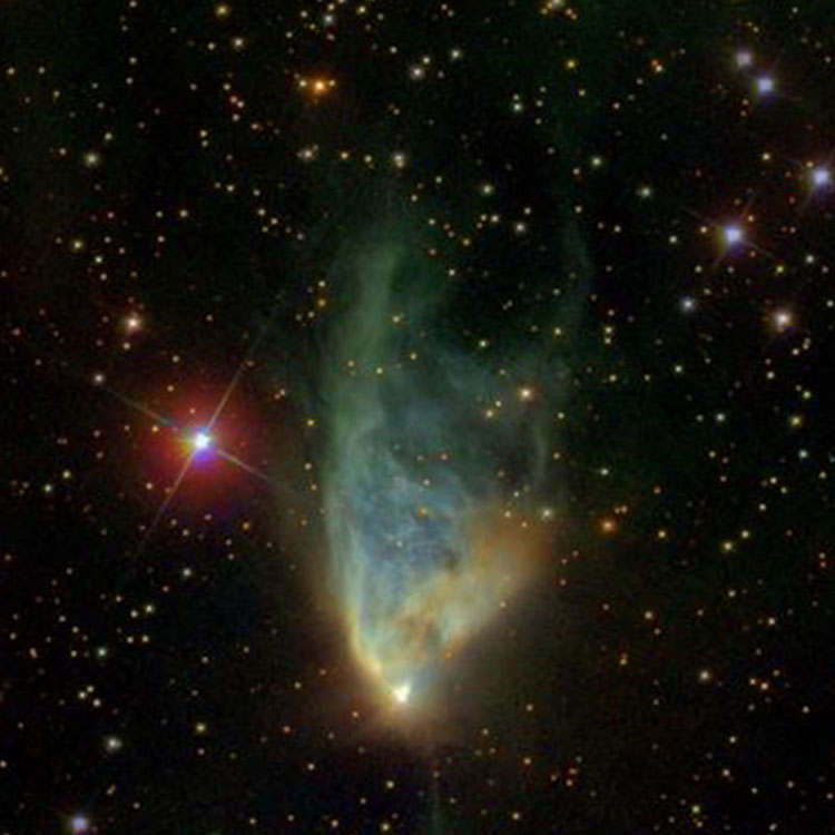 SDSS image of emission & reflection nebula NGC 2261