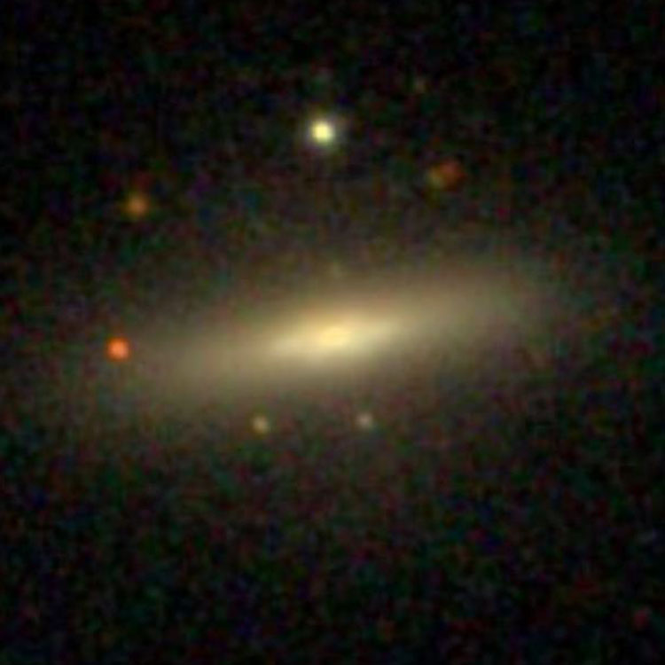 SDSS image of lenticular galaxy NGC 229