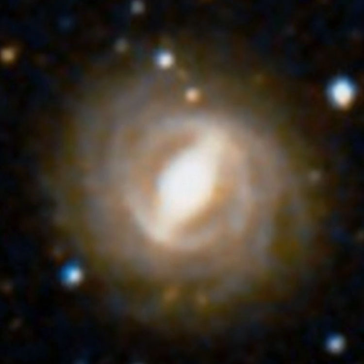 DSS image of spiral galaxy NGC 2307