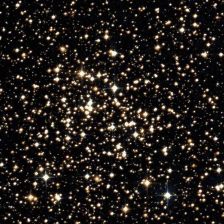 DSS image of region near open cluster NGC 2421