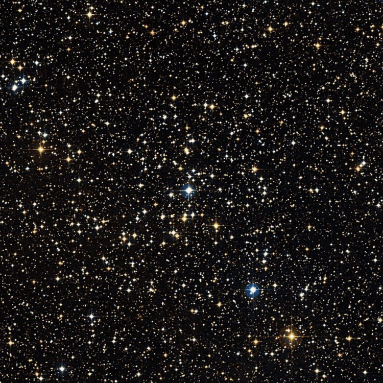 DSS image of region near open cluster NGC 2423