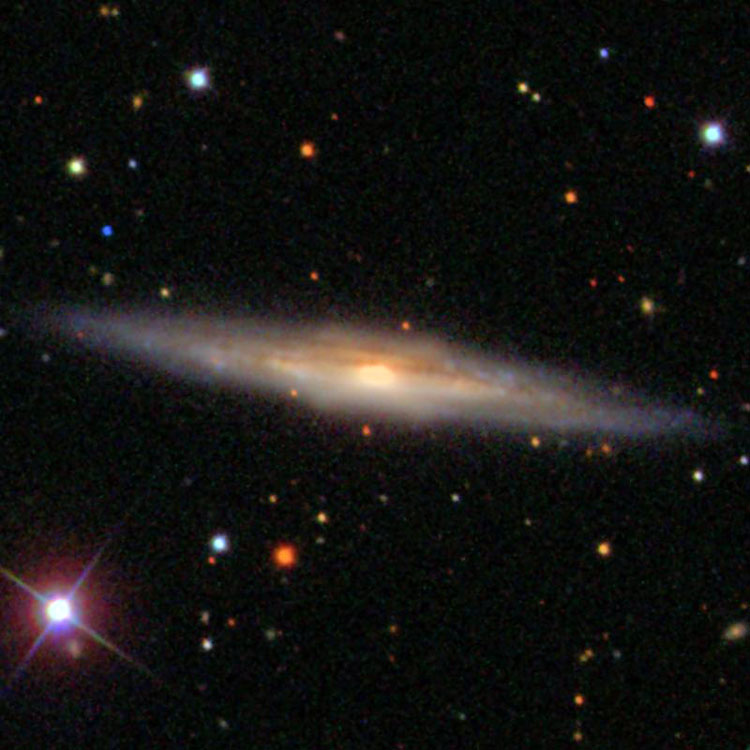SDSS image of spiral galaxy NGC 2424