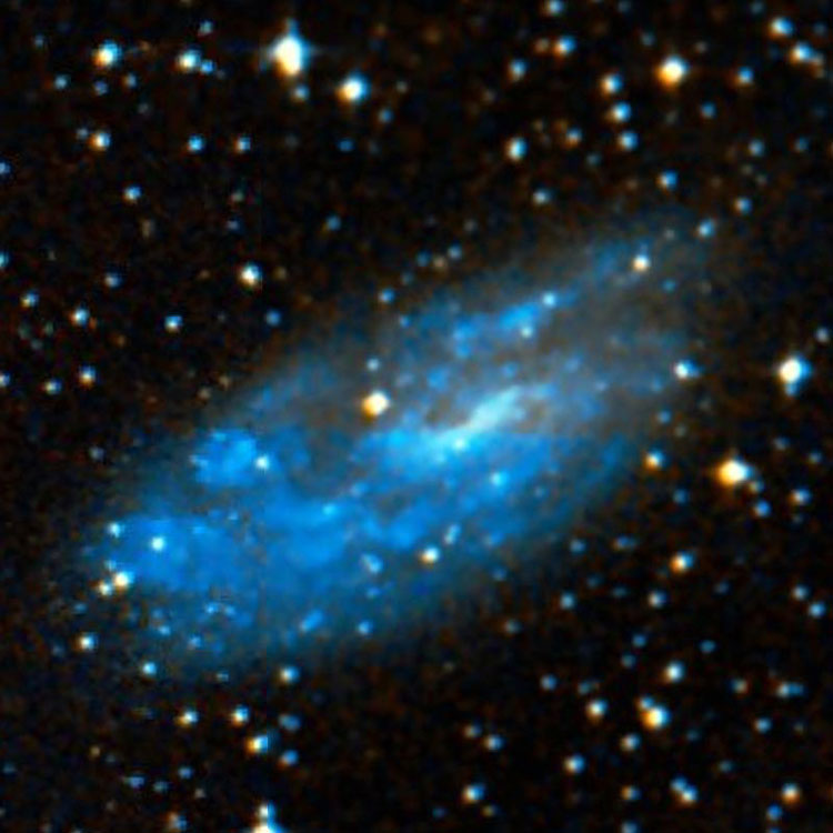 DSS image of spiral galaxy NGC 2427