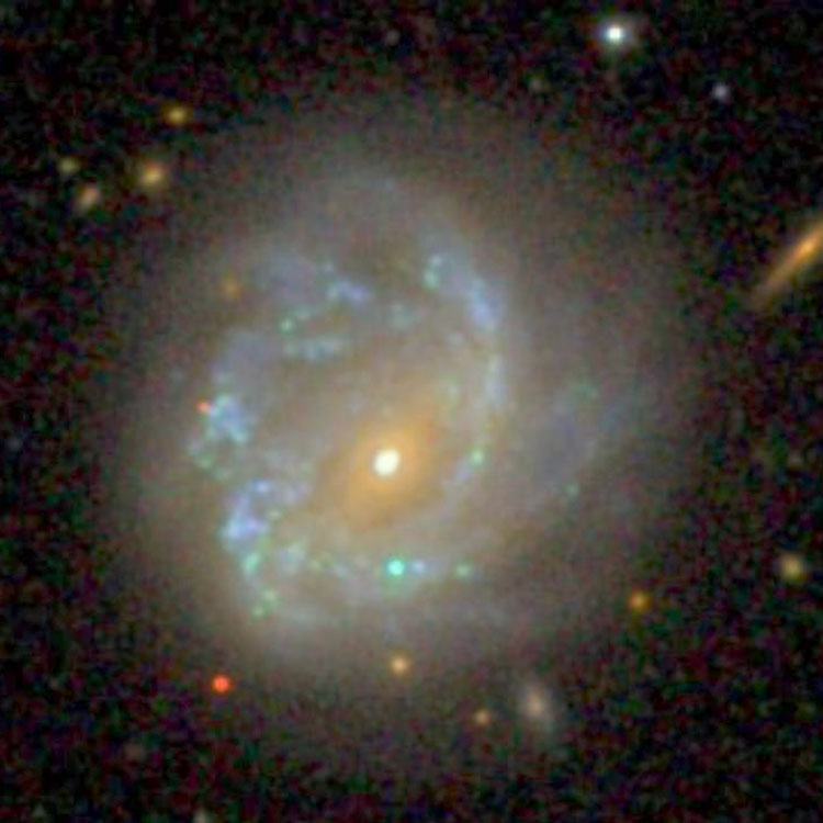 SDSS image of spiral galaxy NGC 245