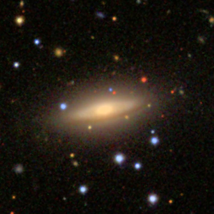 SDSS image of spiral galaxy NGC 2454