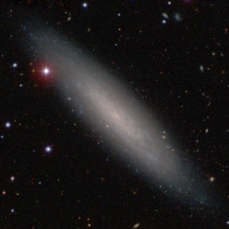 Carnegie-Irvine Survey image of spiral galaxy NGC 24