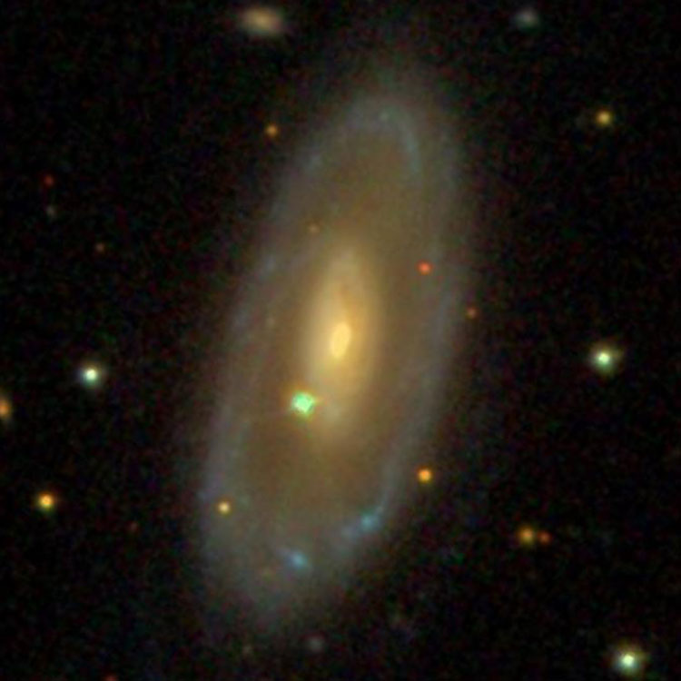 SDSS image of spiral galaxy NGC 2565