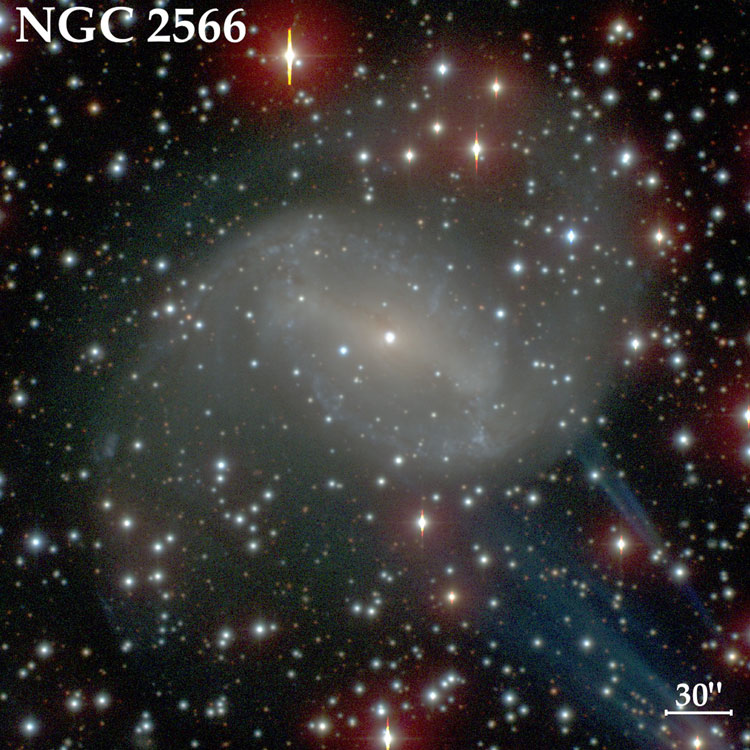 Carnegie-Irvine Galaxy Survey image of spiral galaxy NGC 2566