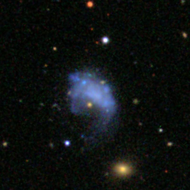 SDSS image of spiral galaxy PGC 24004, sometimes called NGC 2604B