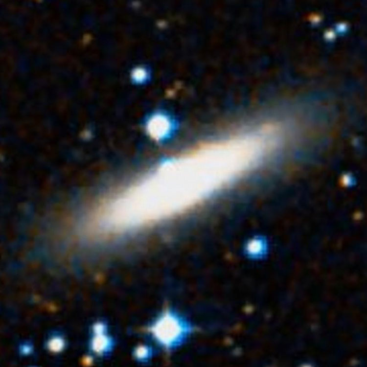 DSS image of lenticular galaxy NGC 2612