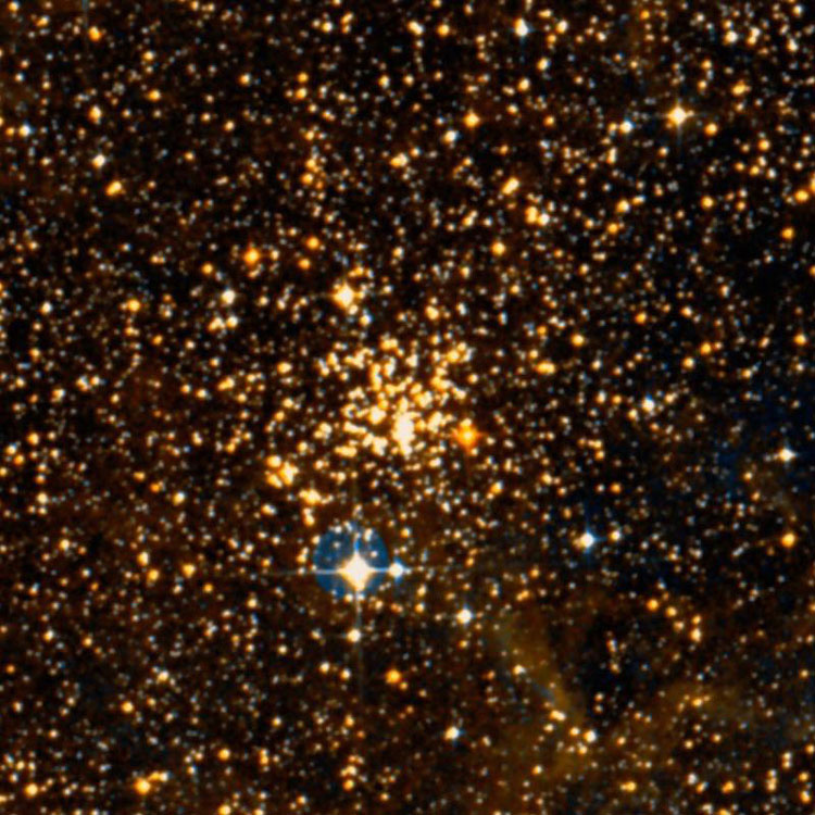 DSS image of region near open cluster NGC 2660