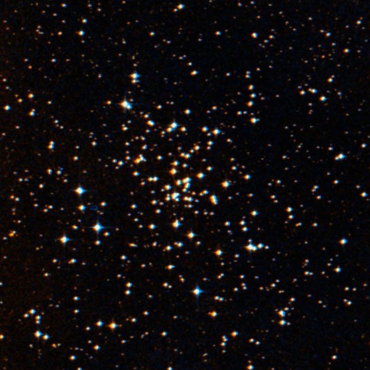 DSS image of region near open cluster NGC 2671