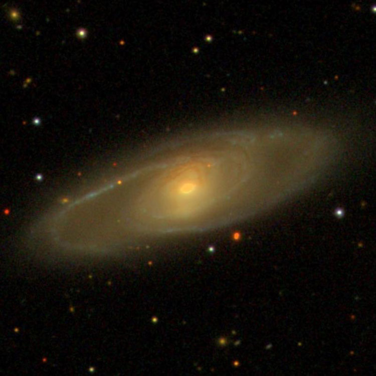 SDSS image of spiral galaxy NGC 2713