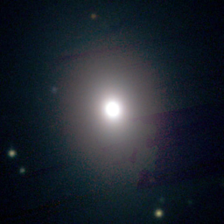 PanSTARRS image of core of lenticular galaxy NGC 2717