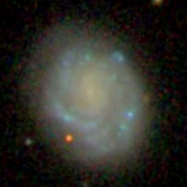 SDSS image of spiral galaxy NGC 2725