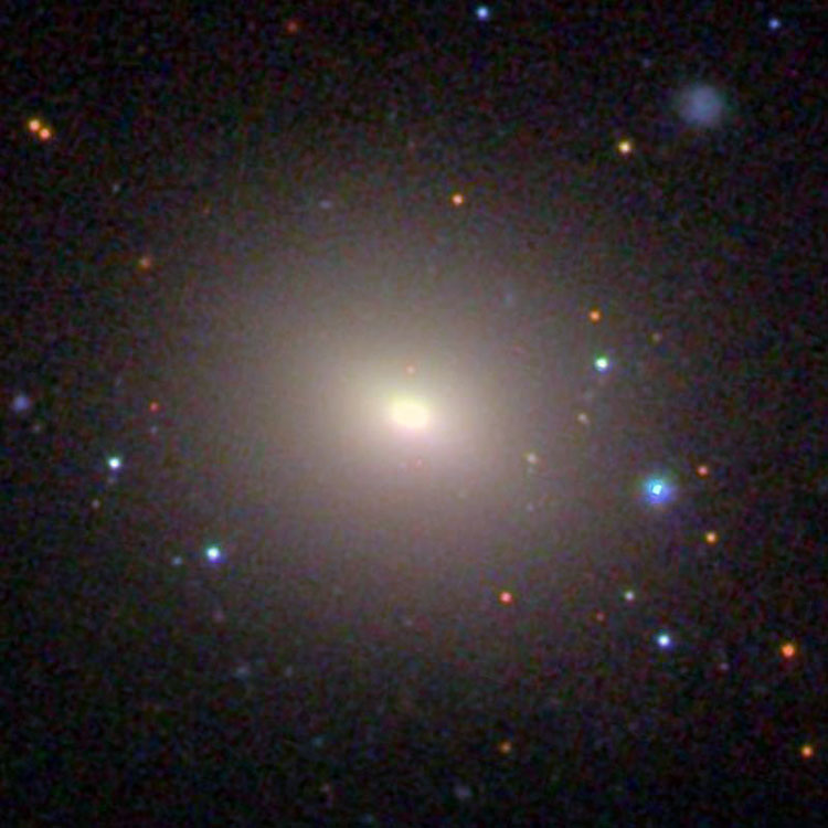 SDSS image of elliptical galaxy NGC 2749
