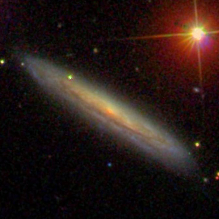 SDSS image of spiral galaxy NGC 2752