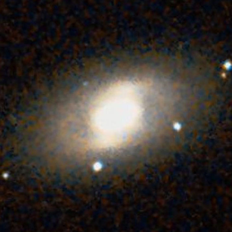DSS image of lenticular galaxy NGC 2787