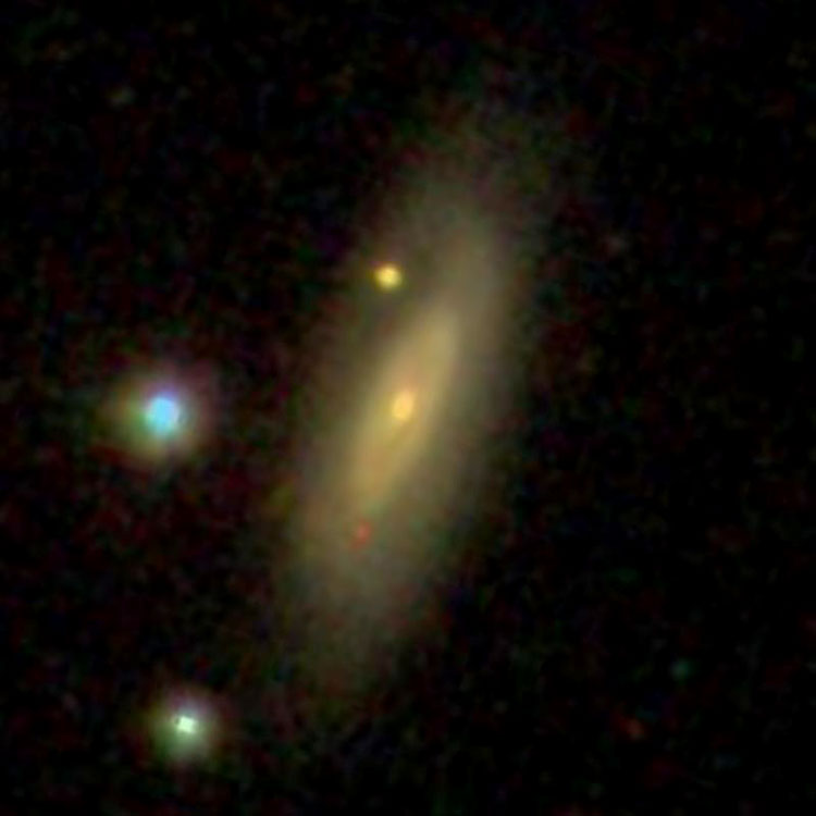 SDSS image of spiral galaxy NGC 2791