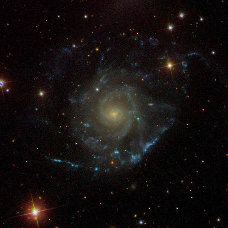 SDSS image of spiral galaxy NGC 2805