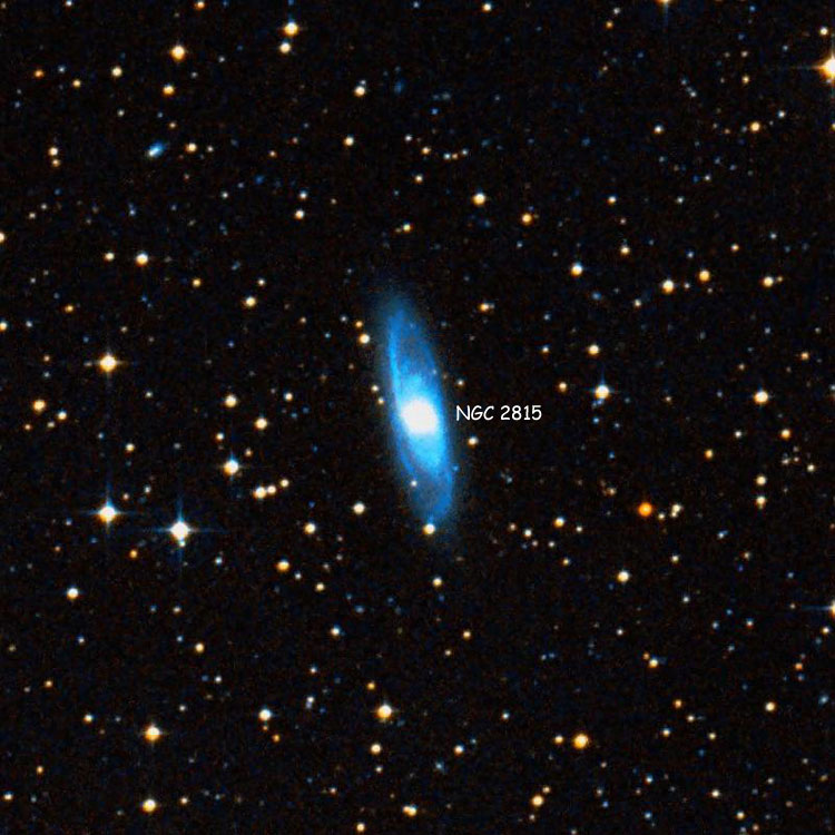 DSS image of region near spiral galaxy NGC 2815