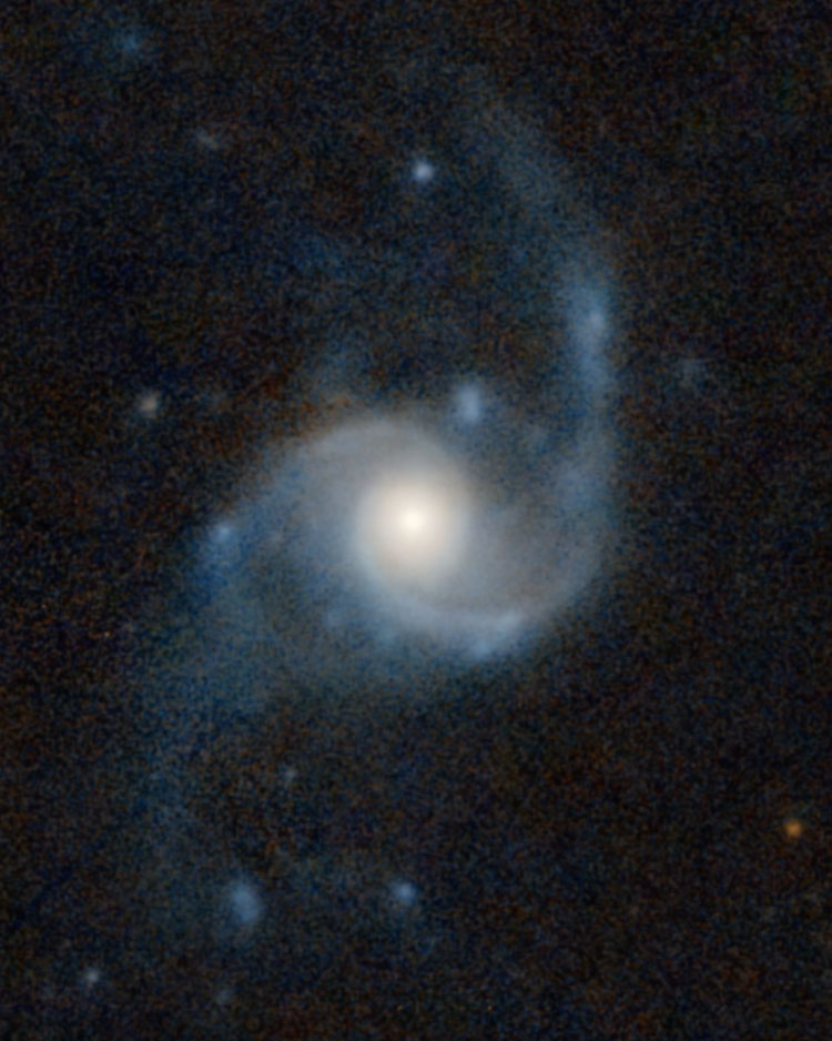 PanSTARRS image of spiral galaxy NGC 283