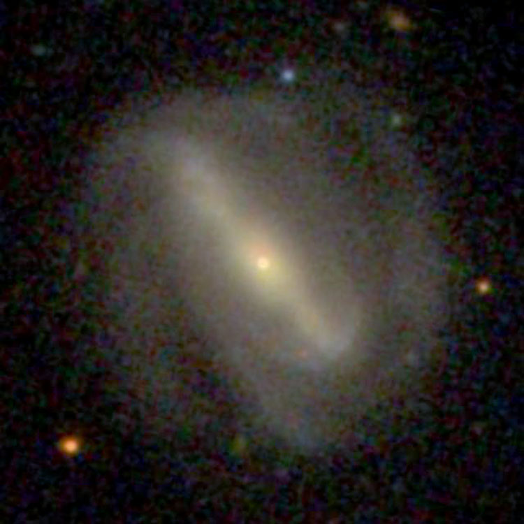 SDSS image of spiral galaxy NGC 2928