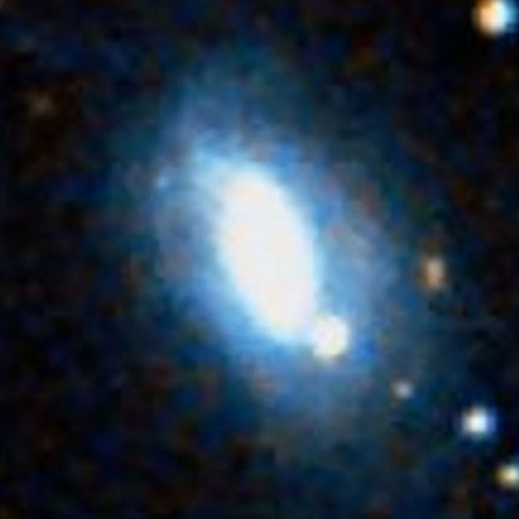 DSS image of spiral galaxy NGC 2979