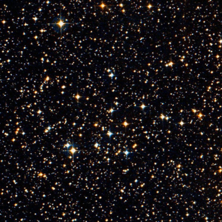 DSS image of region near open cluster NGC 2982