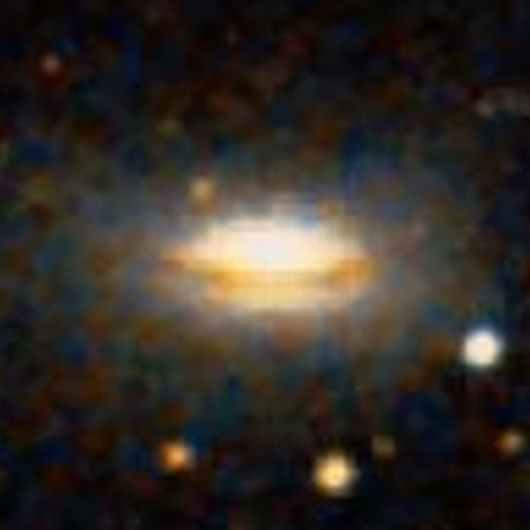 DSS image of lenticular galaxy NGC 3007
