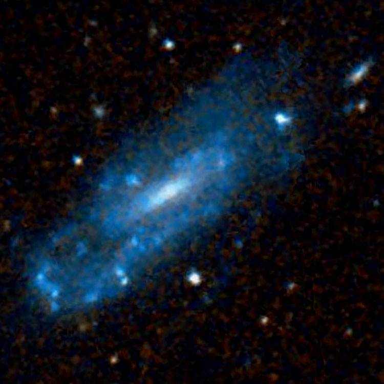 DSS image of spiral galaxy NGC 3027