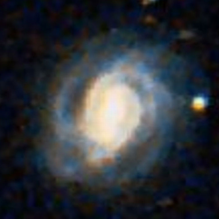 DSS image of spiral galaxy NGC 3035