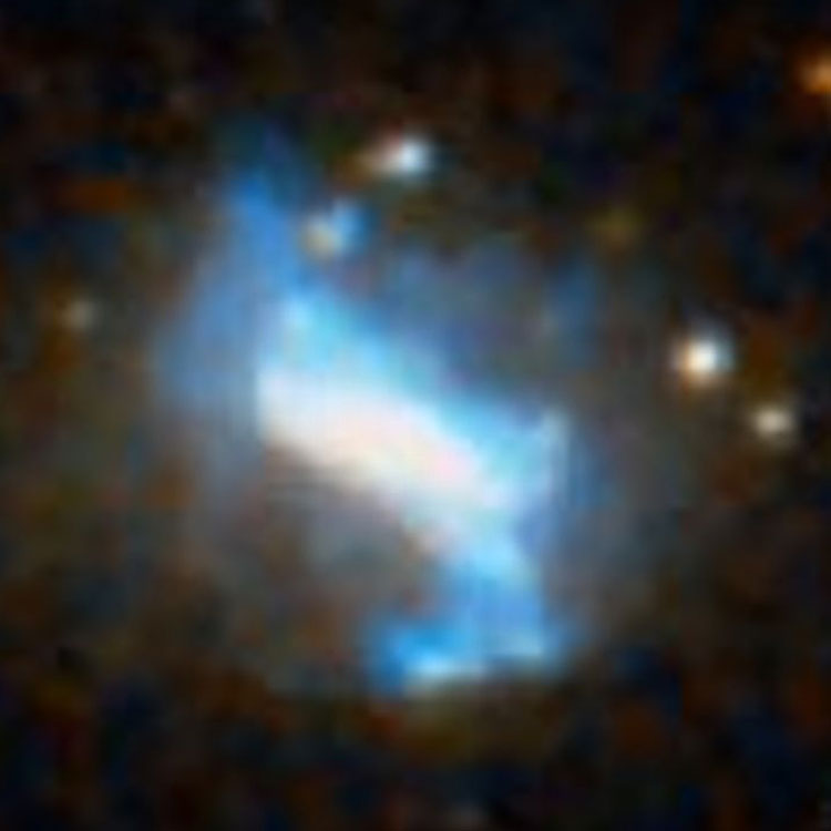 DSS image of spiral galaxy NGC 3037