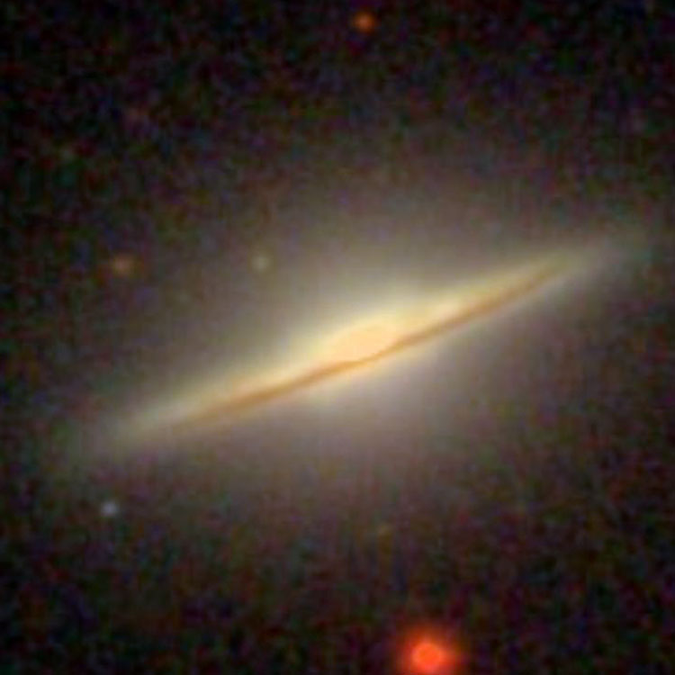 SDSS image of spiral galaxy NGC 3042