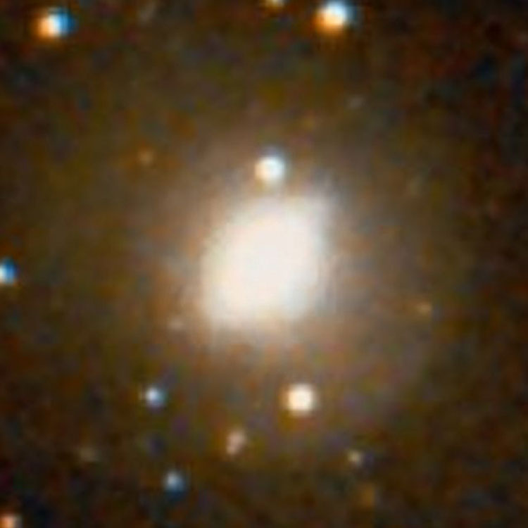 DSS image of lenticular galaxy NGC 3051