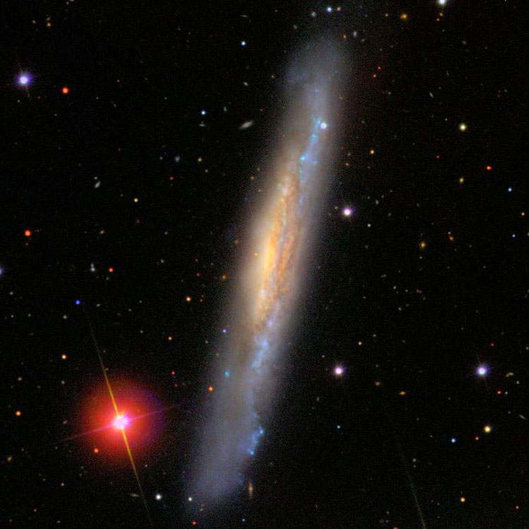 SDSS image of NGC 3079