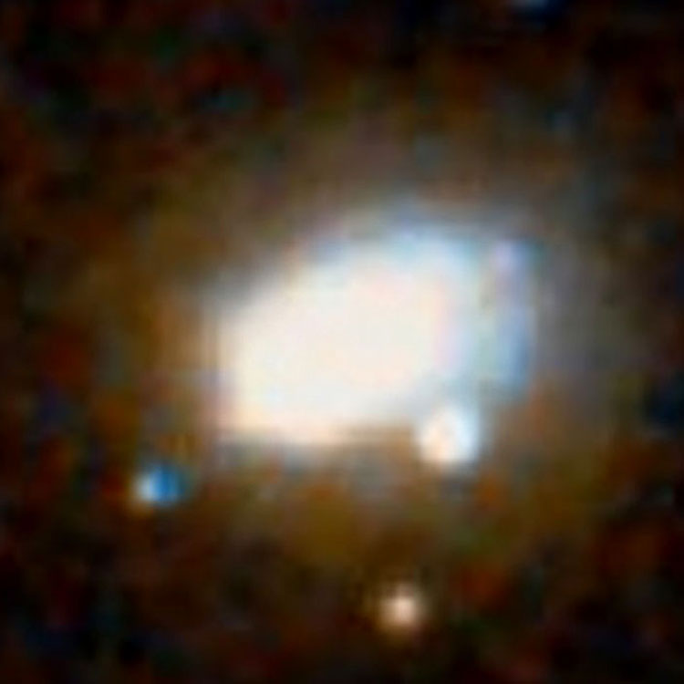 DSS image of irregular galaxy NGC 3125