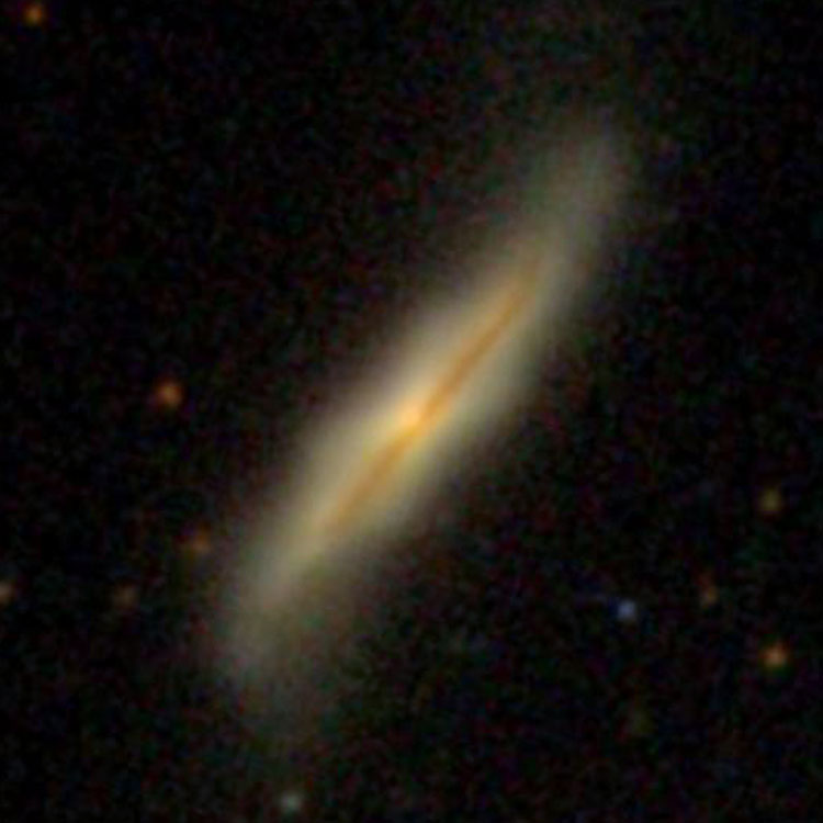 SDSS image of spiral galaxy NGC 3160