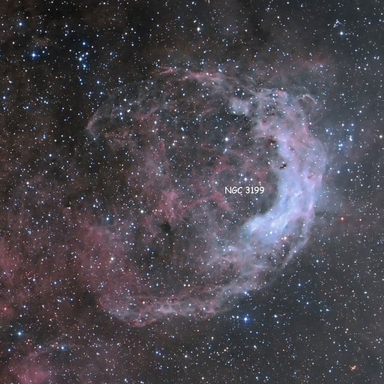 IAS image of the emission nebula containing NGC 3199