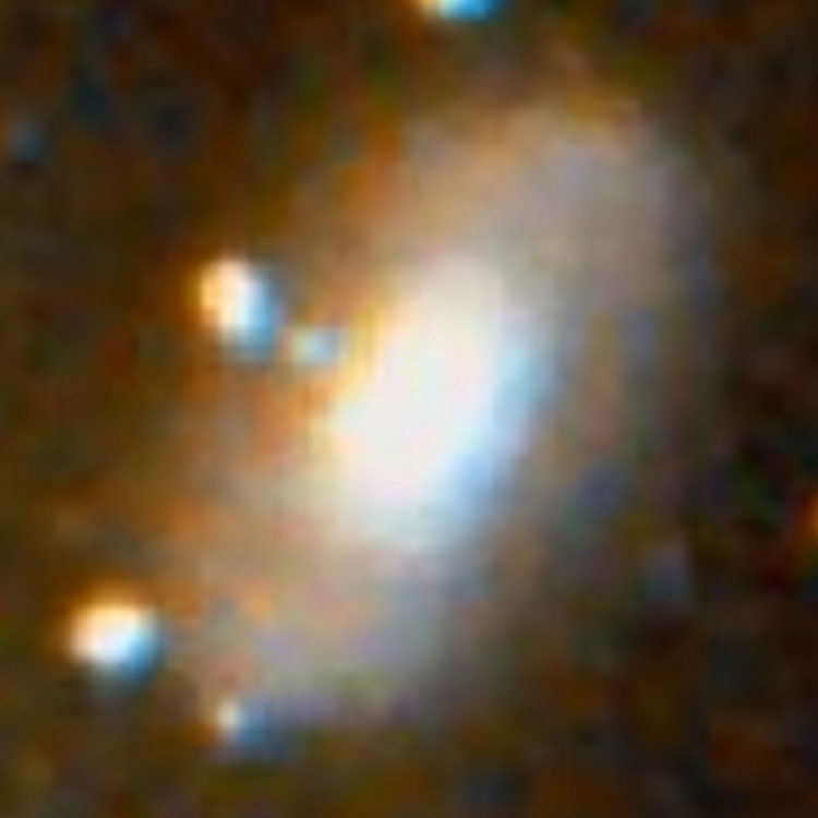 DSS image of lenticular galaxy NGC 3267