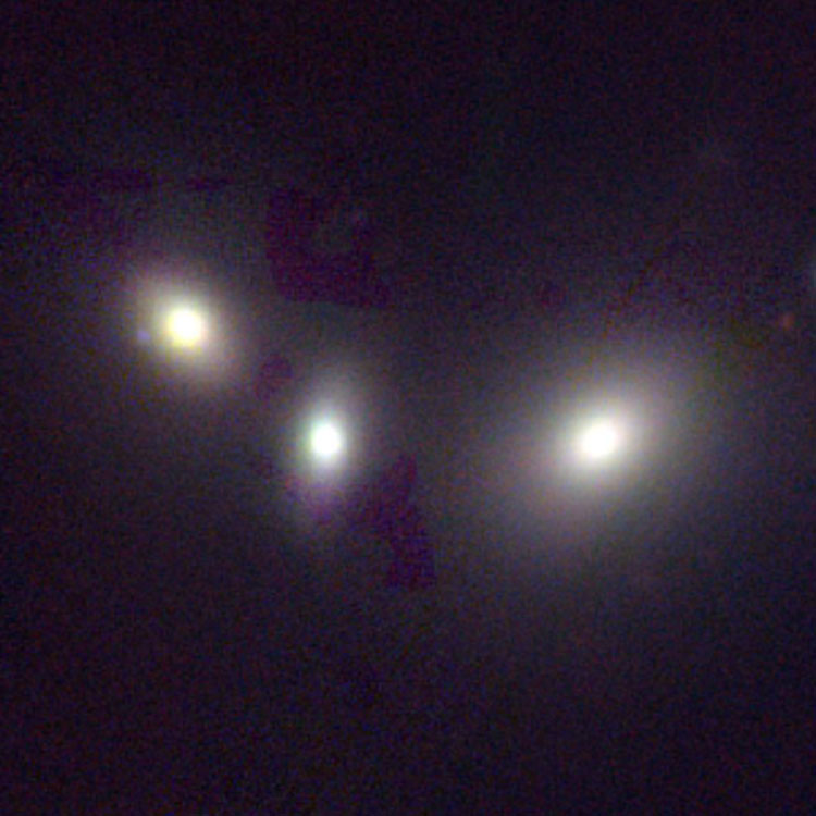 PanSTARRS image of the triplet of lenticular galaxies listed as NGC 3280