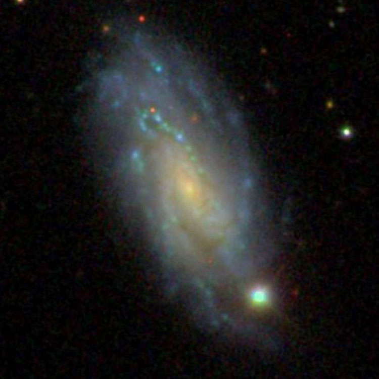 SDSS image of spiral galaxy NGC 3320